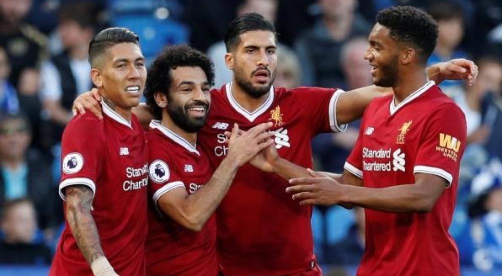 فرحة لاعبي ليفربول بالفوز