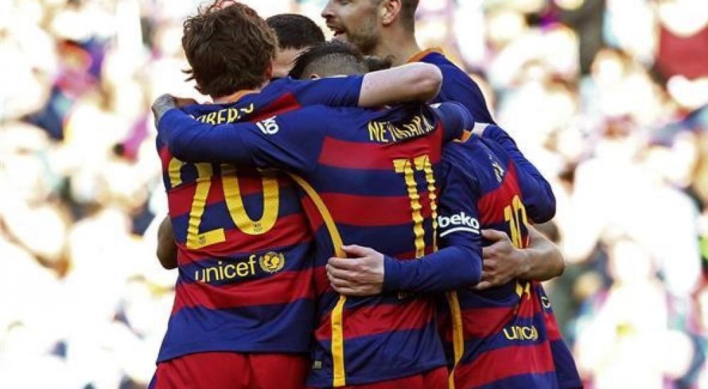 برشلونة رفع رصيده إلى 75 نقطة