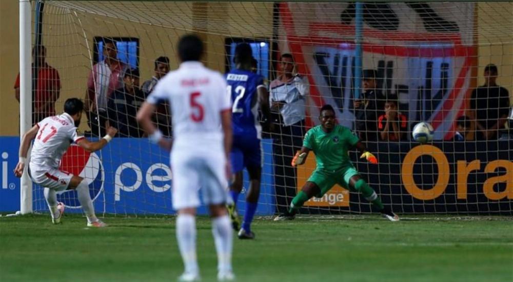 باسم مرسي سجل هدف الزمالك الوحيد في مرمى إنيمبا