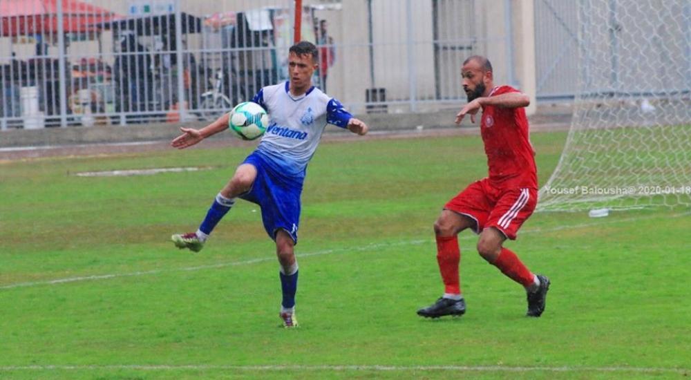 جانب من مباراة الأهلي وشباب رفح