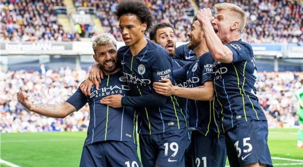 فرحة لاعبي سيتي