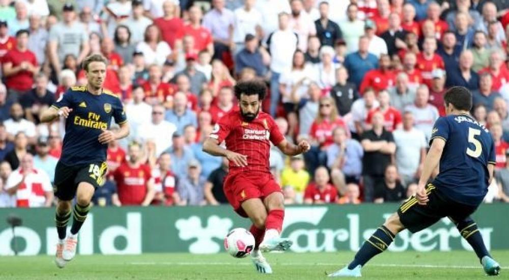 صلاح سجل هدفين في المباراة