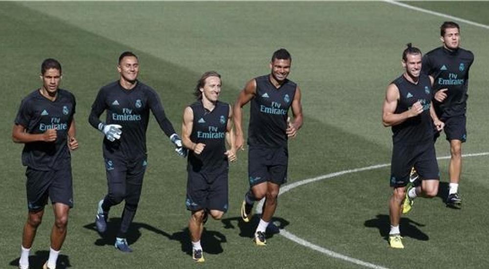 جاريث بيل في تدريبات ريال مدريد