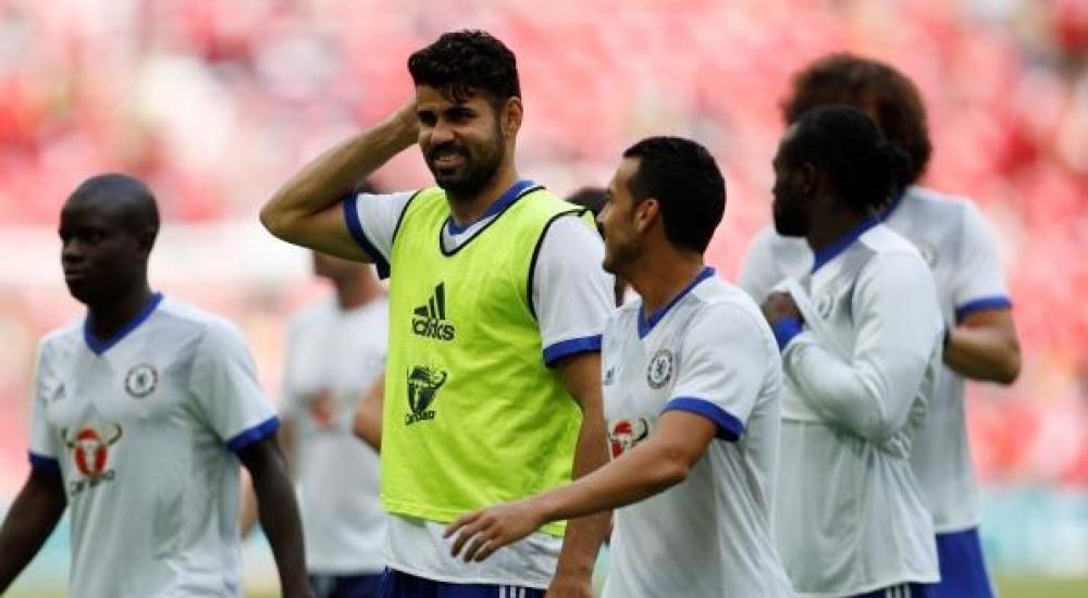 كوستا حصل مع تشيلسي على لقب الدوري الإنجليزي الموسم الماضي