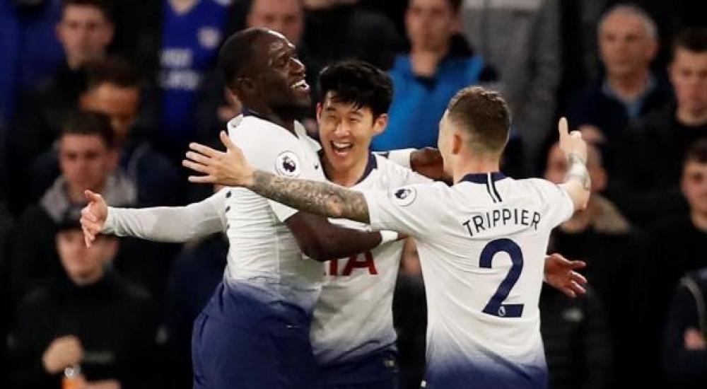 فرحة لاعبي توتنهام