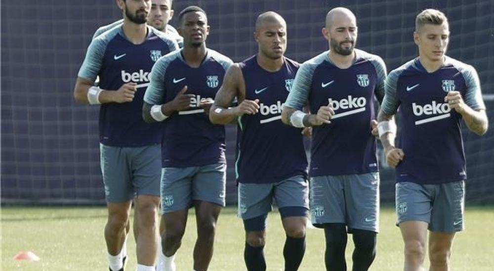 لاعبو برشلونة
