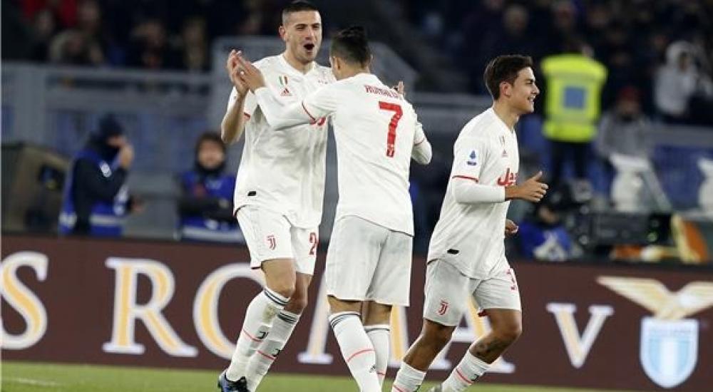 فرحة لاعبي اليوفي