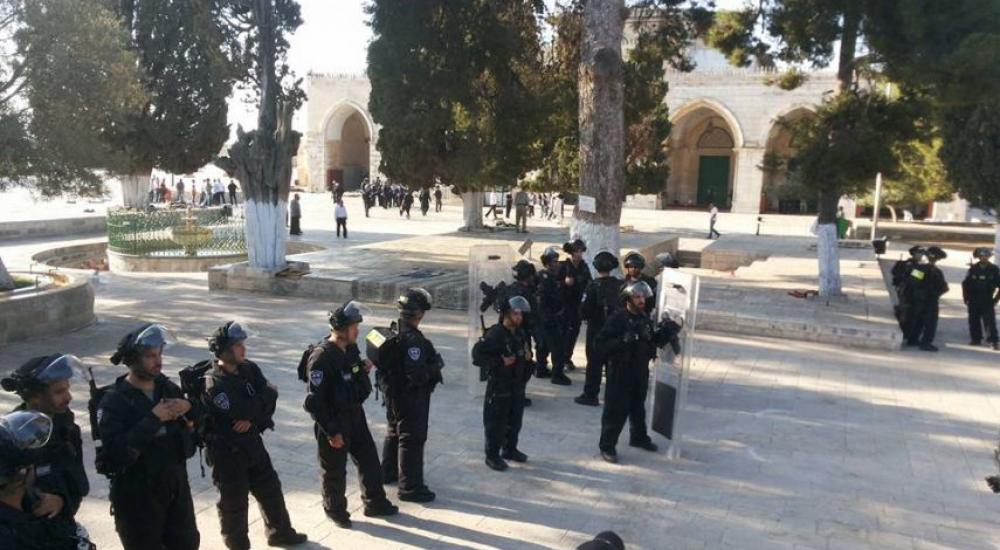 الاحتلال كثف تواجده بالاقصى والقدس