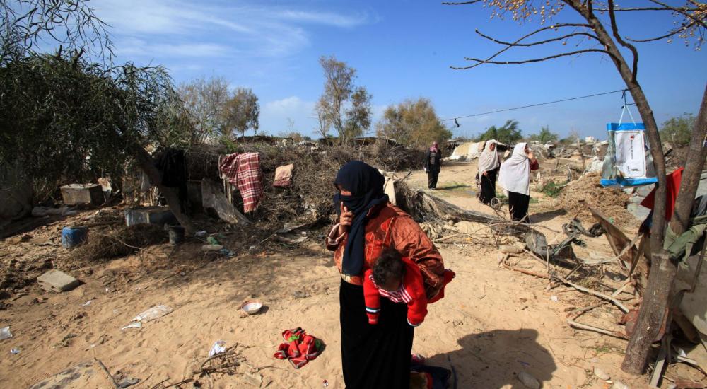 فلسطينون في النقب المحتل