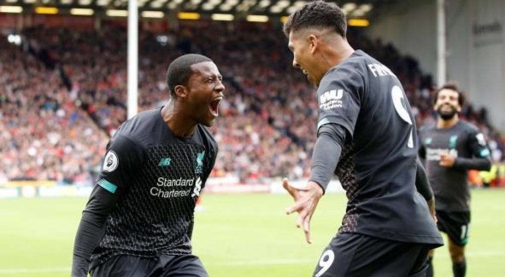 فرحة هدف ليفربول