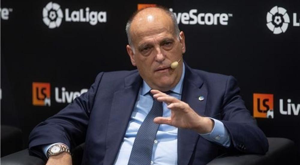 رئيس رابطة الليجا خافيير تيباس