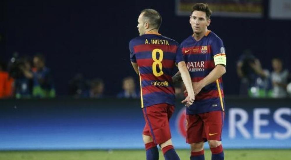 إنييستا سيكون قائداً لبرشلونة لأول مرة في الكلاسيكو