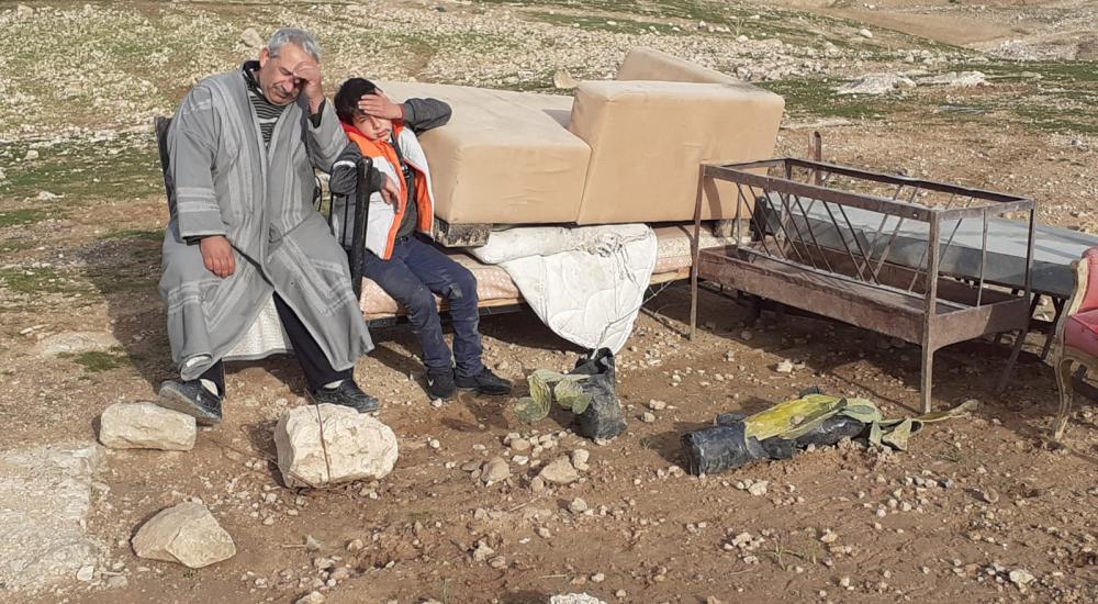 صاحب أحد البيوت الذي هدمها الاحتلال