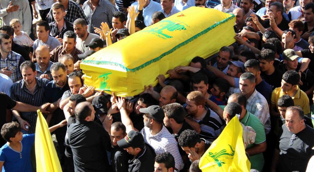 تشييع لأحد عناصر حزب الله