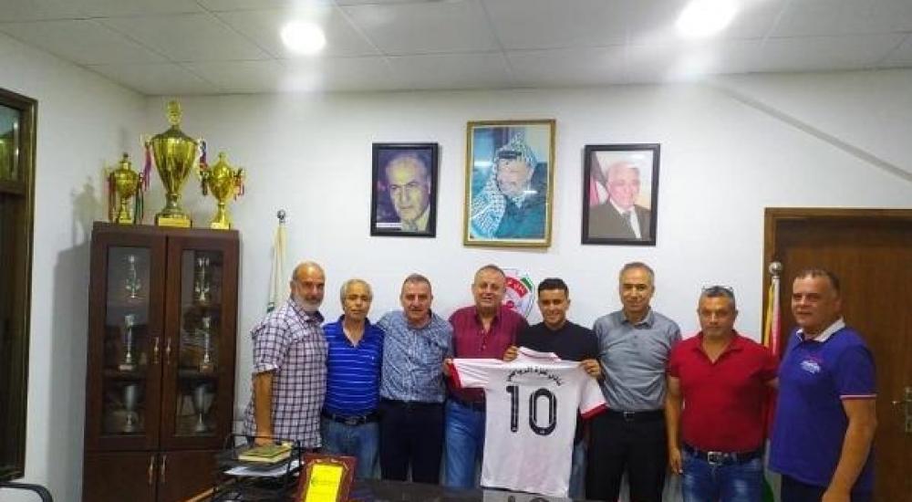 الغلبان مع مجلس إدارة نادي غزة الرياضي