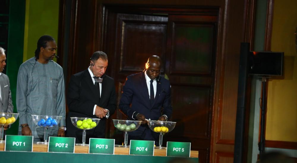 جانب من مراسم القرعة