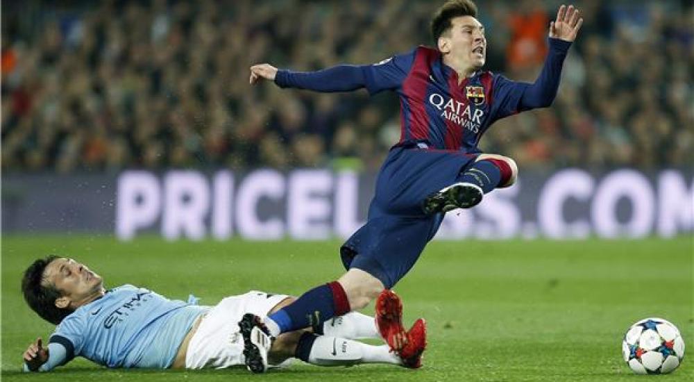 برشلونة فاز في مجموع الذهاب والإياب بثلاثية مقابل هدف واحد