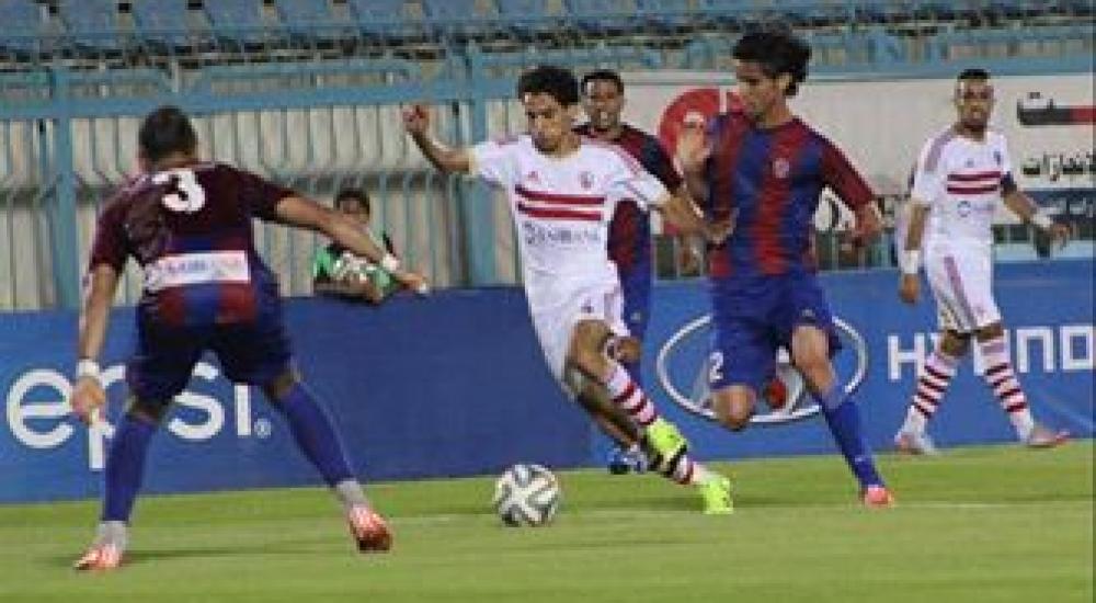 الزمالك تعادل مع بتروجيت بهدف لمثله