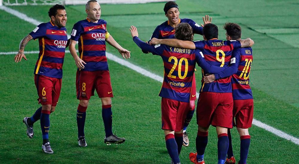 برشلونة فاز في النهائي على ريفر بليت الأرجنتيني بثلاثية