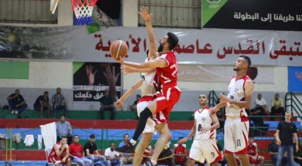 البريج فاز على المغازي بفارق 30 نقطة