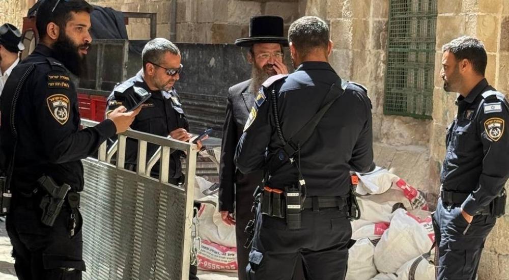 الاحتلال يعتدي على الوقف الإسلامي "رباط الكرد" الملاصق للجدار الغربي للأقصى