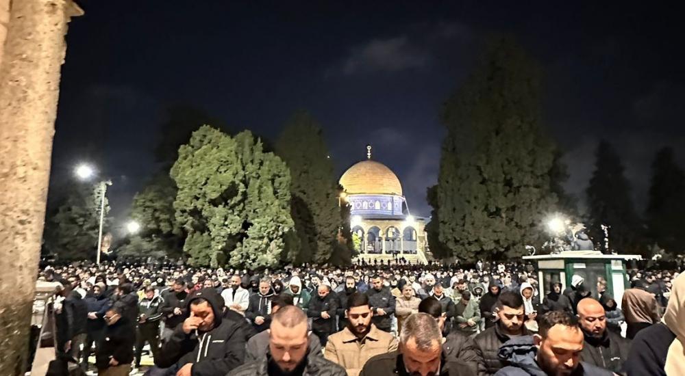 صلاة التراويح في المسجد الأقصى