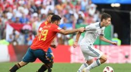 التبديل الرابع ظهر في الشوط الإضافي الأول من مباراة إسبانيا وروسيا