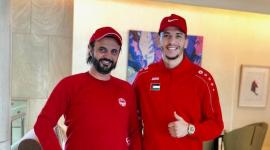 محمود وادي ومدير أعماله أسيد الخضر