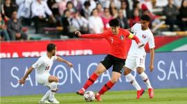 جانب من مباراة قطر وكوريا الجنوبية