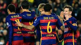 برشلونة فاز على روما بسداسية لهدف