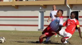 جانب من مباراة الأقصى والمغازي