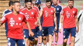 رودريجيز في تدريبات بايرن ميونيخ