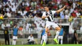 لحظة تسجيل هدف رونالدو في مرمى ميلان