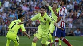 ميسي سجل هدف برشلونة الوحيد في مرمى أتلتيكو مدريد