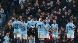 فرحة لاعبي السيتي بالفوز