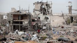 أحد البيوت المدمرة في غزة