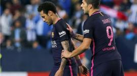 نيمار طرد في مباراة ملقا بالدوري