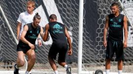 جانب من تدريبات ريال مدريد استعداداً للمباراة
