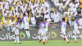 فرحة لاعبي العين بالفوز