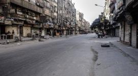 أحد شوارع مخيم اليرموك