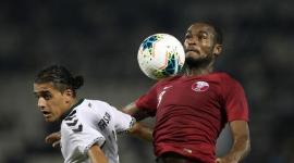 جانب من مباراة قطر وأفغانستان