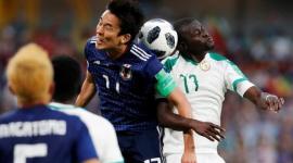 جانب من مباراة السنغال واليابان
