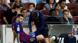 ميسي تعرض لإصابة في مباراة فياريال