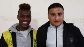 بريك بصحبة المدير الفني لبيت حانون الرياضي محمد العماوي