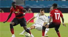جانب من مباراة مانشستر يونايتد وريال مدريد