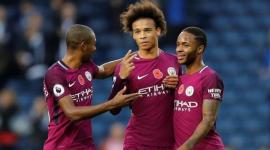 فرحة لاعبي مانشستر سيتي