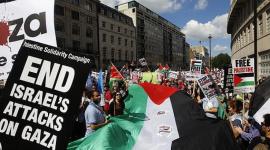 تظاهرة مؤيدة لقطاع غزة في أوروبا