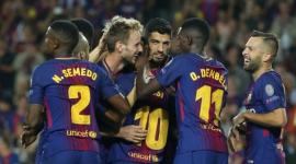 فرحة برشلونة بالهدف الثاني
