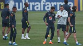جانب من تدريبات المنتخب البرازيلي