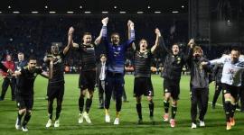 فرحة لاعبي تشيلسي بالفوز بلفب الدوري الإنجليزي